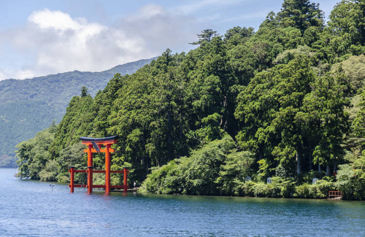 255 - Hakone - lago Ashi - santuario Hakone-Jinja